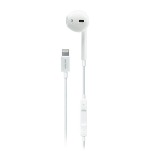 Green Lion Mono Earphone Lightning - White