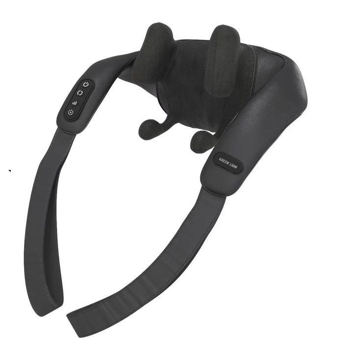 Green Lion Neck & Shoulder Rechargeable 4D Kneading Massage