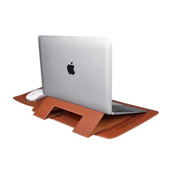 Coteetci Multifunction Leather Liner Bag For MacBook 13