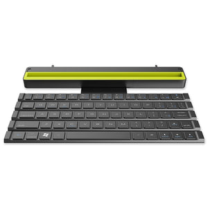 Green Multi Functional Rollable Wireless Keyboard(Black)