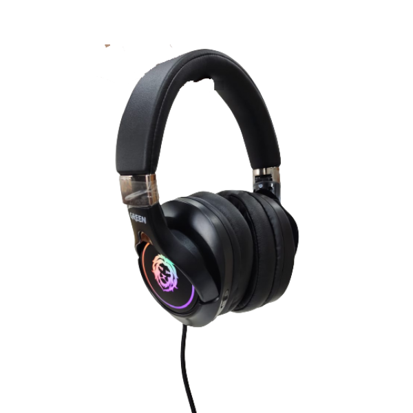 Green Professional Gaming Headphone