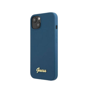 Guess Silicone Case For iPhone 13 - Blue