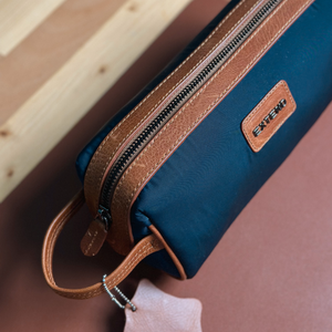 EXTEND Genuine Leather Hand Bag 1792-Navy