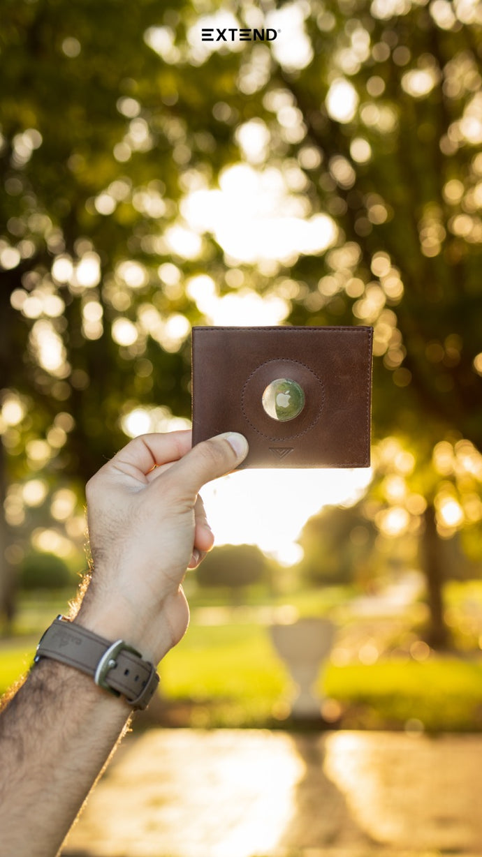 EXTEND Genuine Leather AirTag Wallet 1360
