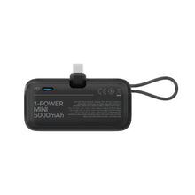 Load image into Gallery viewer, Momax 1-Power Mini 5000mAh 3-in-1 Battery Pack With Usb-C Plug IP130
