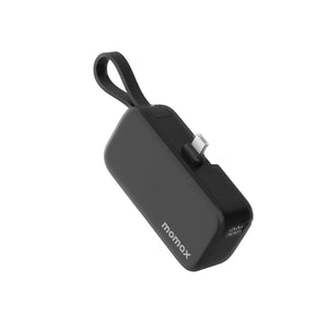 Momax 1-Power Mini 5000mAh 3-in-1 Battery Pack With Usb-C Plug IP130