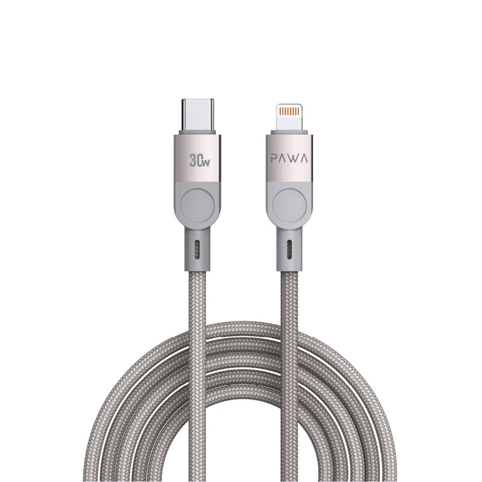Pawa Levin Braided Cable USB-C to Lightning 30W 1.2M