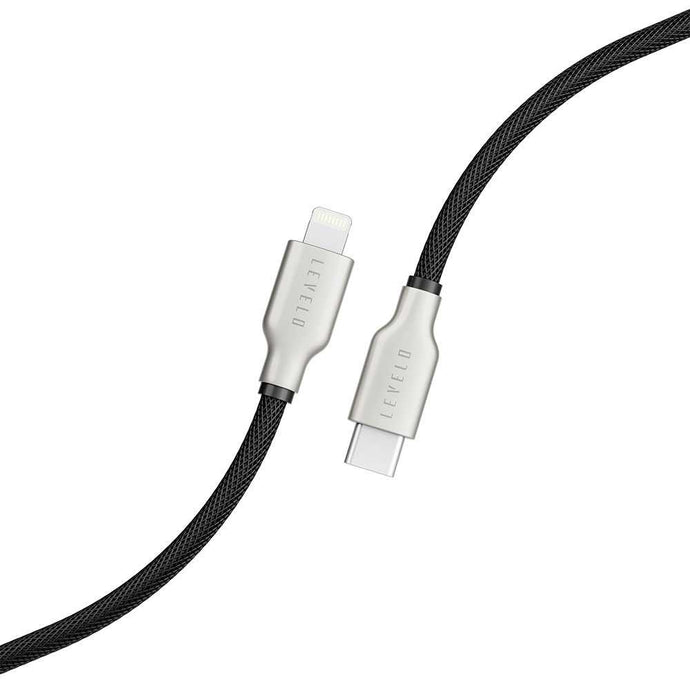 Levelo USB-C to Lightning 1.1M-Black