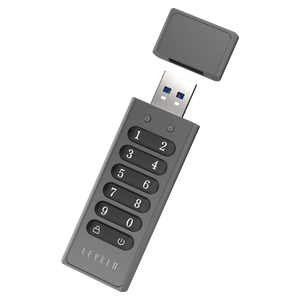 Levelo Lockvault Digital 128GB USB-A Flash Drive