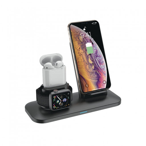 Porodo 4-in-1 Charging Station Black