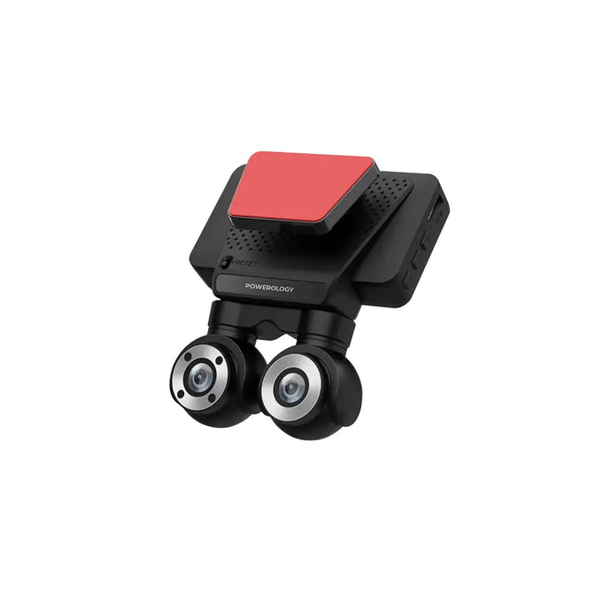 Powerology CAM108 Dual Lens Dash Camera