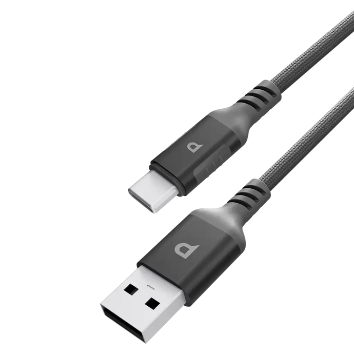 Powerology PC021 USB-A To USB-C Cable 1.2m-Black