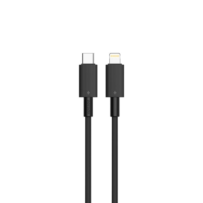 Porodo CBL004 USB-C To Lightning Durable Charging Cable 1.2M-Black
