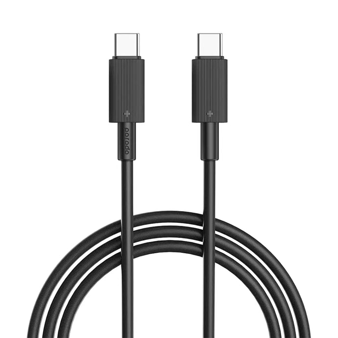 Porodo CBL007 USB-C to USB-C Durable Cable 3M-Black