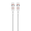 Porodo CBL009 USB-C To USB-C Aluminum Braided Cable 1.2M