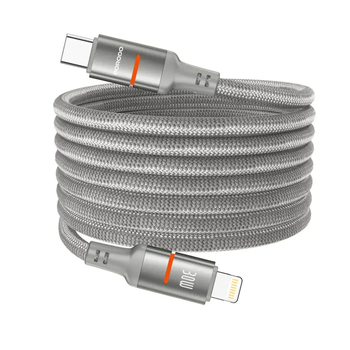 Porodo CBL030 USB-C TO USB-C Magnetic Led Cable 1.2M