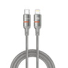 Porodo CBL031 USB-C To Lightning LED 3M-Gray