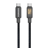 Porodo CBL032 USB-C to USB-C Braided 1M-Black