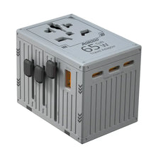 Load image into Gallery viewer, Porodo FWC038 GaN 5-Port Travel Block Universal Charger 65W
