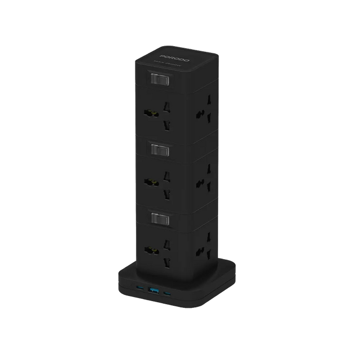 Porodo FWC042 Three-Story 12 AC Power HUB