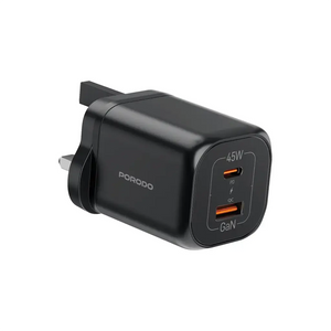 Porodo FWV059 GaN Dual-Port Quick Charger 45W