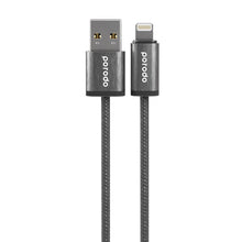 Load image into Gallery viewer, Porodo Woven Braided USB-A Lightning Cable 1.2M
