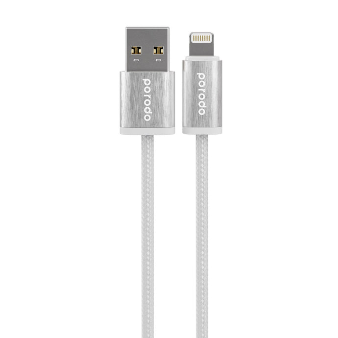 Porodo Woven Braided USB-A Lightning Cable 1.2M