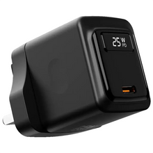 Load image into Gallery viewer, Porodo Gan 25W Usb-c Wall charger Real-Time Power Display
