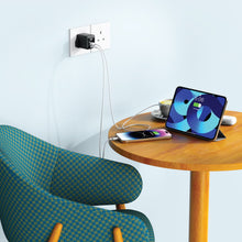 Load image into Gallery viewer, Porodo GaN 25W Dual USB-C Wall Charger Lightning1M
