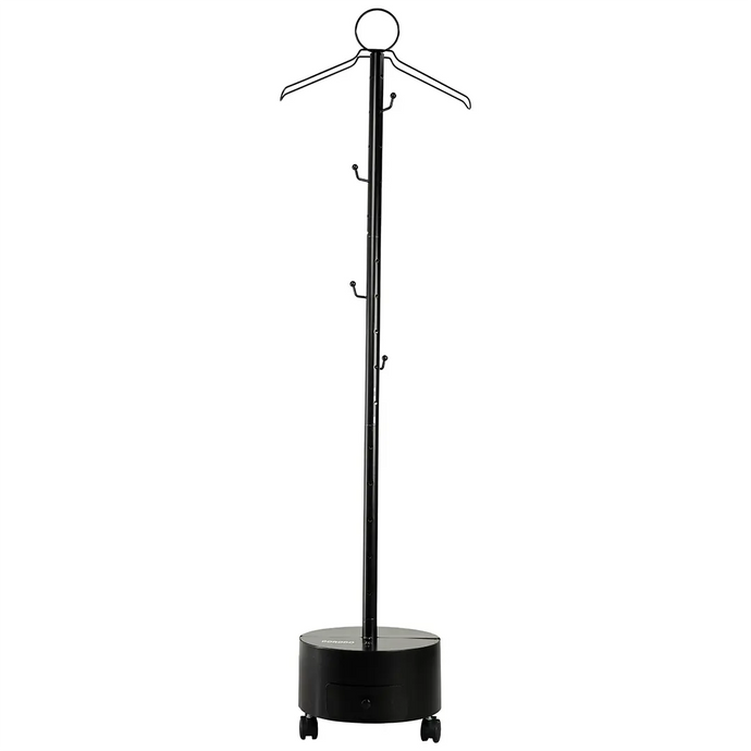 Porodo Essentia Clothing Bakhour Hanger With Storage Tray & Wheel-Black
