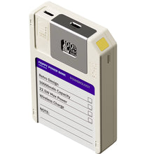 Load image into Gallery viewer, Powerology Floppydisk Retro 10000mAh Magsafe Power Bank-White
