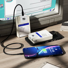 Load image into Gallery viewer, Powerology Floppydisk Retro 10000mAh Magsafe Power Bank-White
