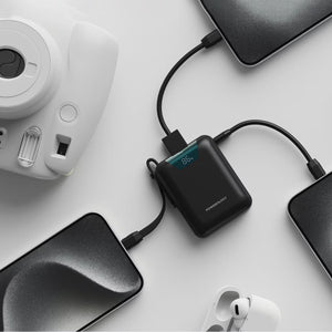 Powerology York 10000mAh Power Bank-Black
