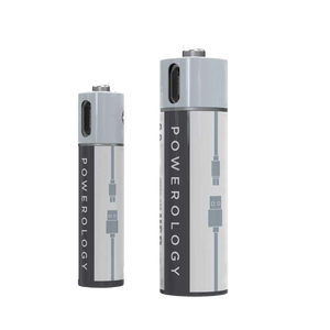 Powerology AA 1500mAh/2250mWh USB Rechargble Battery(4pc)