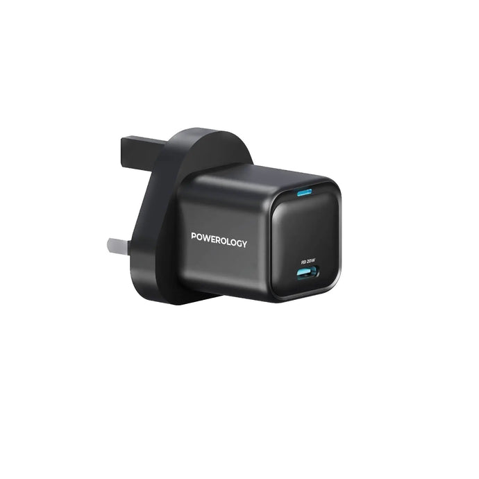 Powerology Ultra Compact Gan Charger 20W