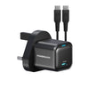 Powerology Ultra-Compact GaN Charger USB-C to USB-C 20W