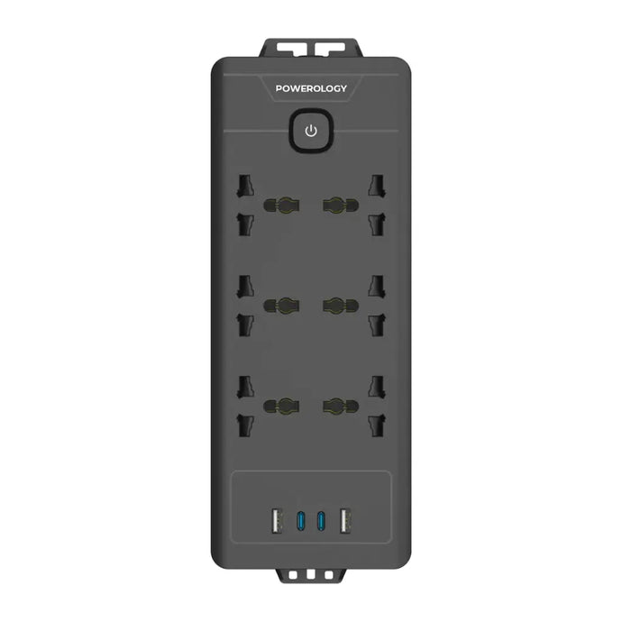 Powerology PWC034 6AC 2500W Power Strip
