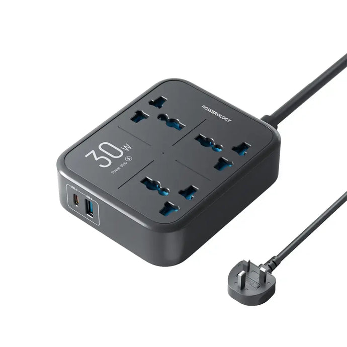 Powerology PWC037 3AC/3250W Power Strip 3M