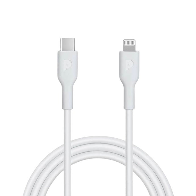 Powerology Type-C to Lightning Cable PD 1.2m-White