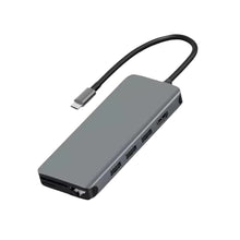 Load image into Gallery viewer, Green 12 in 1 Multi-Function USB-C HUB
