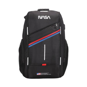 Nasa Travel Back Bag With Number Lock - Black