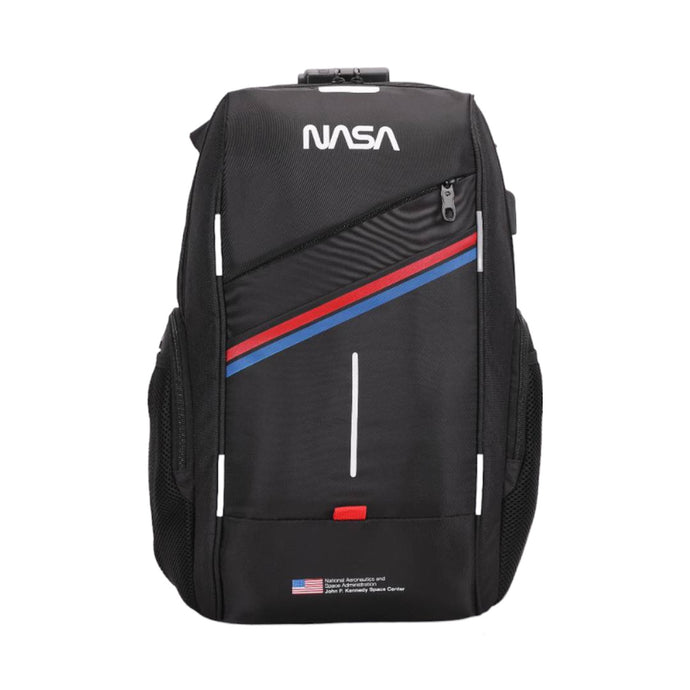 Nasa Travel Back Bag With Number Lock - Black