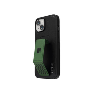 Levelo Morphix Leather Grip case For 14 - Pacific Green