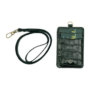 EXTEND Genuine Leather Card Holder-Slide Dark Green
