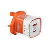 Porodo FWC036 GaN Crystal Shell Wall Charger 20W