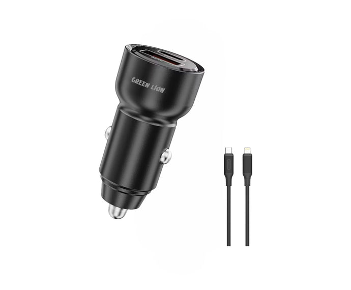Green Lion Roadvolt Car Charger USB-C To Lighthing 60W Max