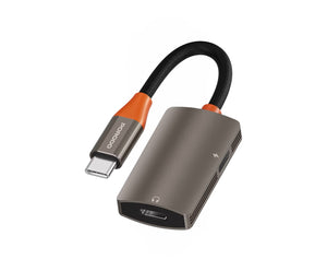Porodo AudioLink Duo USB-C interface Audio&Charge Splitter