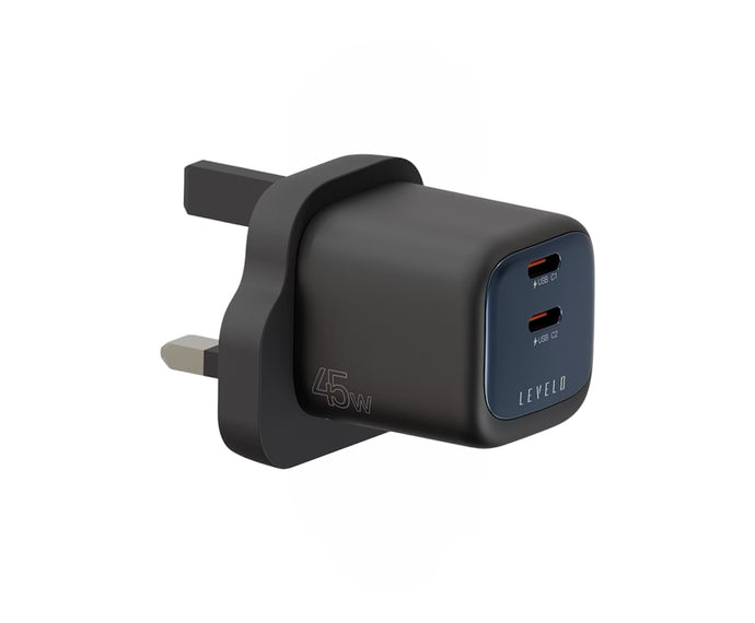 Levelo Vero GaN Double Port Adapter PD 45W