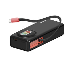 Load image into Gallery viewer, Porodo PB072 10000mAh Animated Display Power Bank-Black

