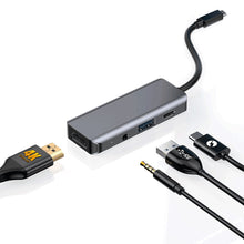Load image into Gallery viewer, Porodo 4IN1 HDMI 4K USB-C Hub
